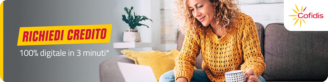 Richiedi Credito 100% digitale in 3 minuti