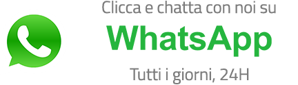 Clicca e chatta con con noi su WhatsApp | Tutti i giorni 24h