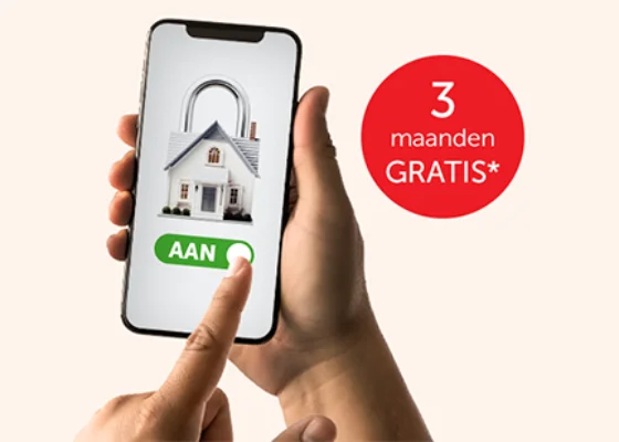 3 maanden gratis abonnement - ALARM AAN