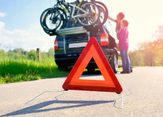 road sign red triangle