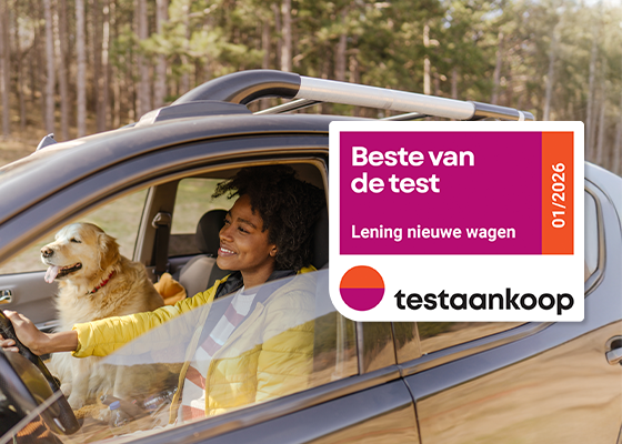 testaankoop: Beste van de test - Lening nieuwe wagen januari 2026