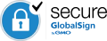 Logo Secure GlobalSign by GMO – Certification de sécurité et protection de la vie privée
