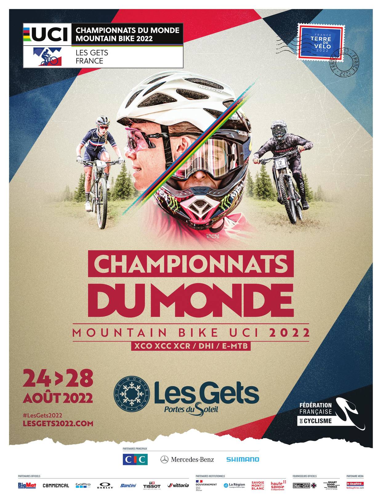 Championnats du Monde Mountain Bike UCI du 24 au 28 août