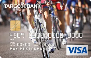 TARGOBANK VISA Premium-Karte, Motiv: Rennrad