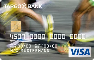 TARGOBANK VISA Premium-Karte, Motiv: Laufen