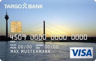 TARGOBANK VISA Premium-Karte, Motiv: Düsseldorf