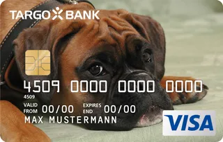 TARGOBANK VISA Premium-Karte, Motiv: Hund