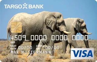 TARGOBANK VISA Premium-Karte, Motiv: Elefanten