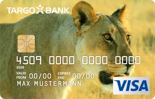TARGOBANK VISA Premium-Karte, Motiv: Löwe
