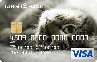 TARGOBANK VISA Premium-Karte, Motiv: Katze