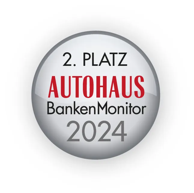 Auszeichnung2. Platz AUTOHAUS BankenMonitor